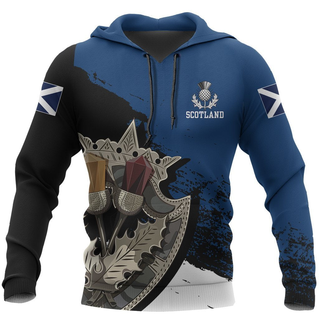 Scotland Thistle Brooch Hoodie NNK 1517 - Amaze Style™-Apparel