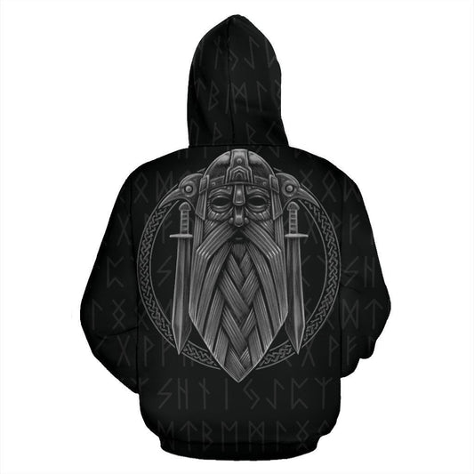 Odin - God Of Viking Hoodie - Amaze Style™-ALL OVER PRINT HOODIES (P)