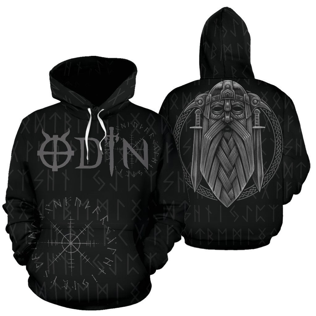 Odin - God Of Viking Hoodie - Amaze Style™-ALL OVER PRINT HOODIES (P)