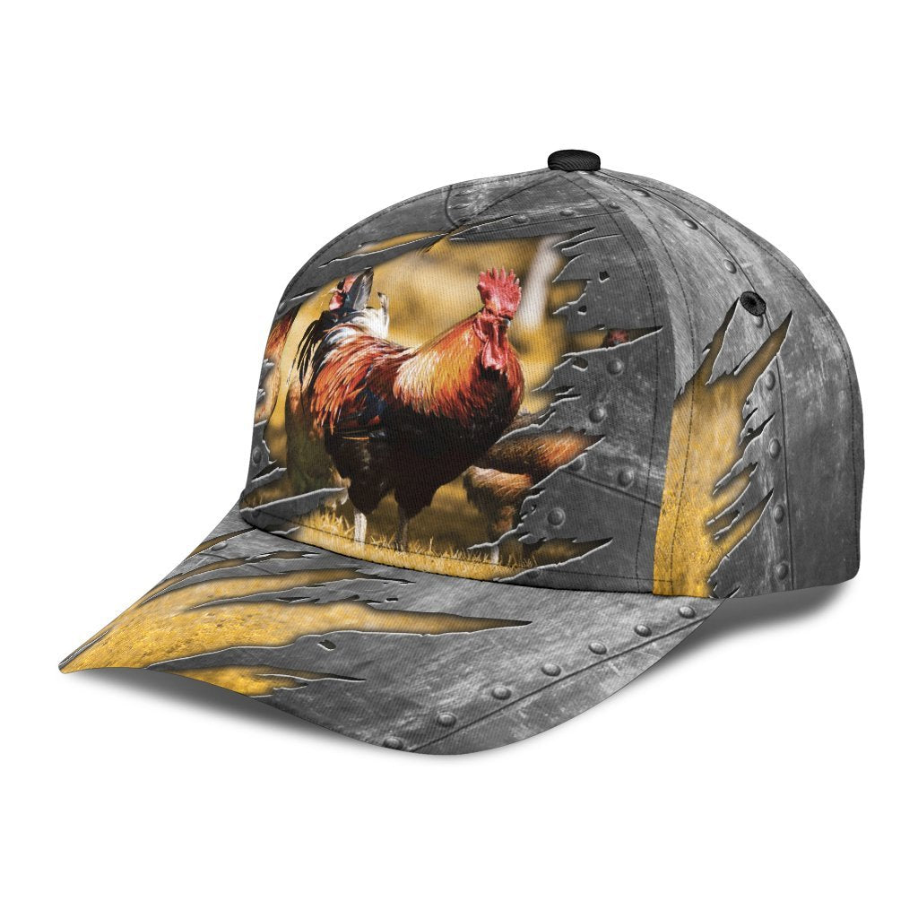 Rooster 3D Printed Cap