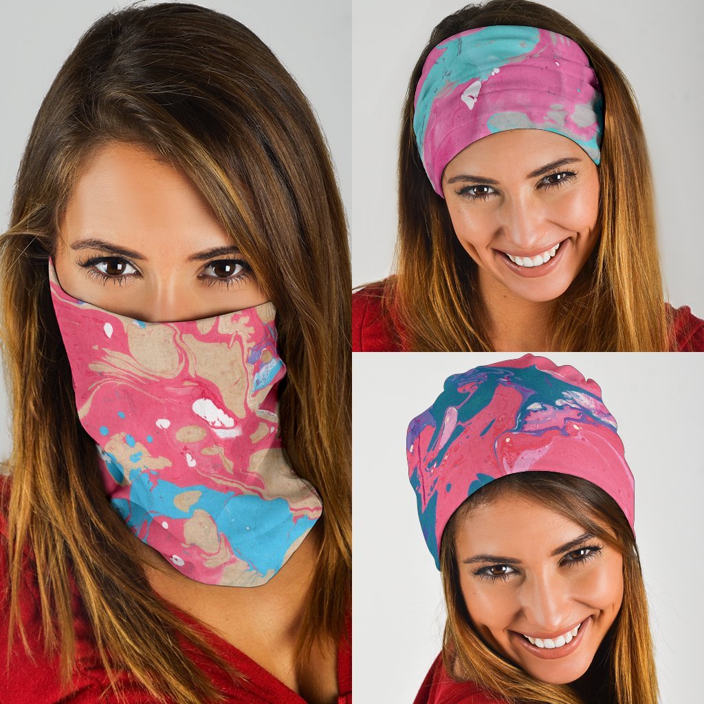 Marble Swirls Set 1 - Bandana 3 Pack-Amaze Style™-Marble Swirls Set 1 - Bandana 3 Pack-Vibe Cosy™