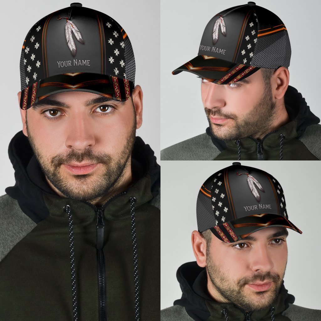 Personalized Name Native American Classic Cap