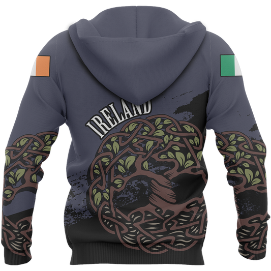 Celtic Tree of Life Hoodie Purple Version Z2 - Amaze Style™-Apparel