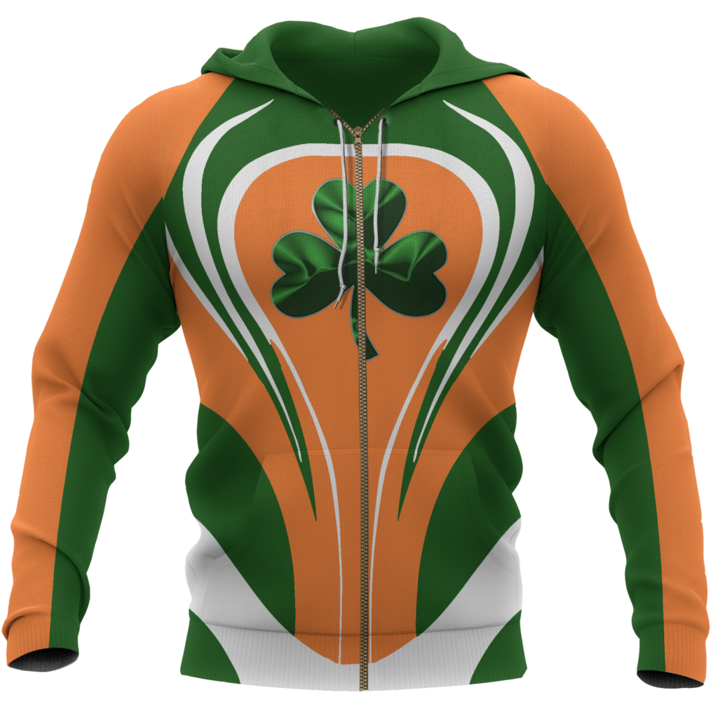 Ireland Flag Hoodie Cannon Style PL - Amaze Style™-Apparel