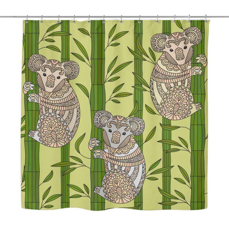 KOALA SHOWER CURTAIN Q1 - Amaze Style™-SHOWER CURTAINS