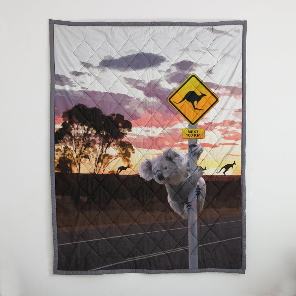 Australia Koala Sign Quilt™ K5 - Amaze Style™-QUILTS