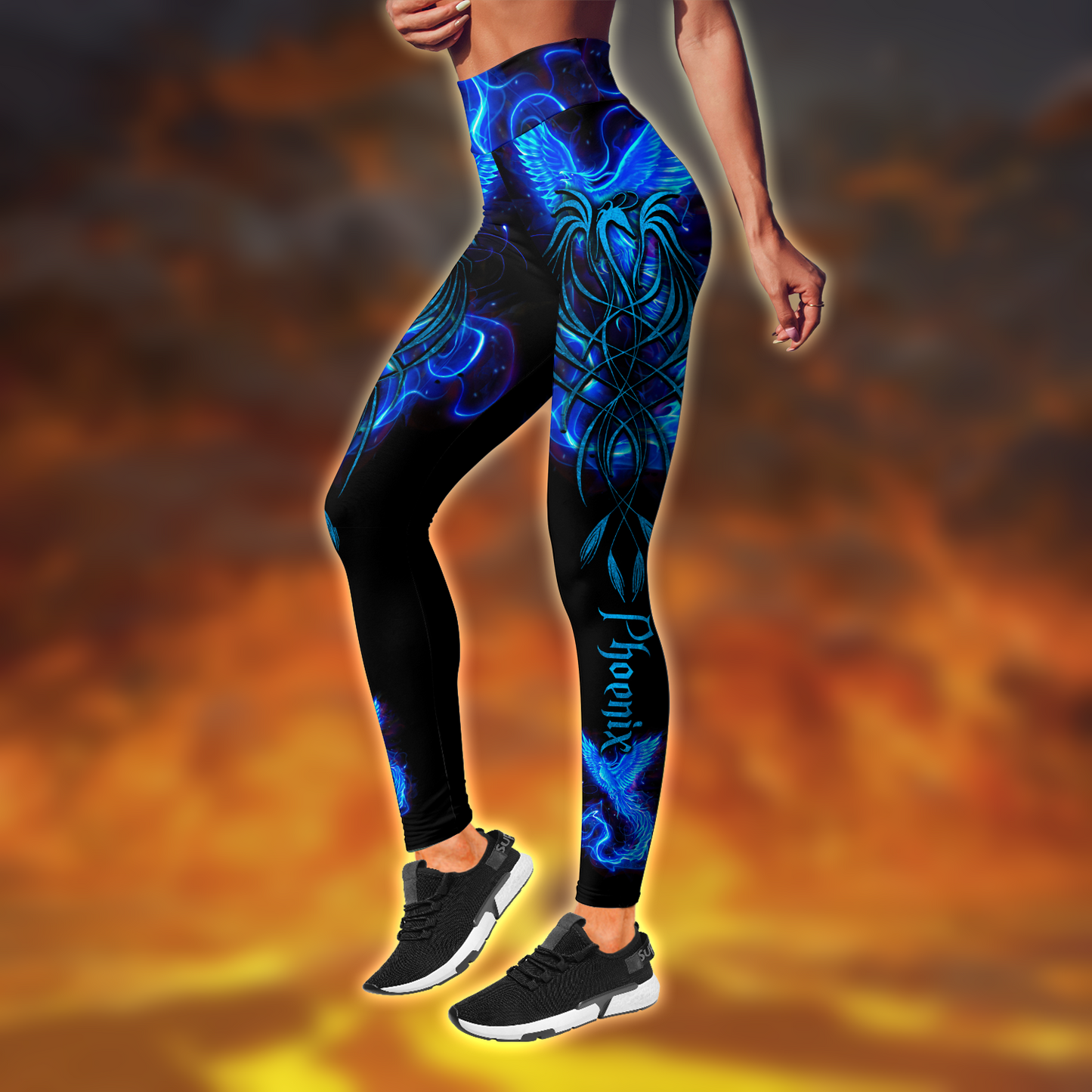 Royal Blue Phoenix Tattoo 3D All Over Printed Hoodie Shirt by SUN AM250502 - Amaze Style™-Apparel