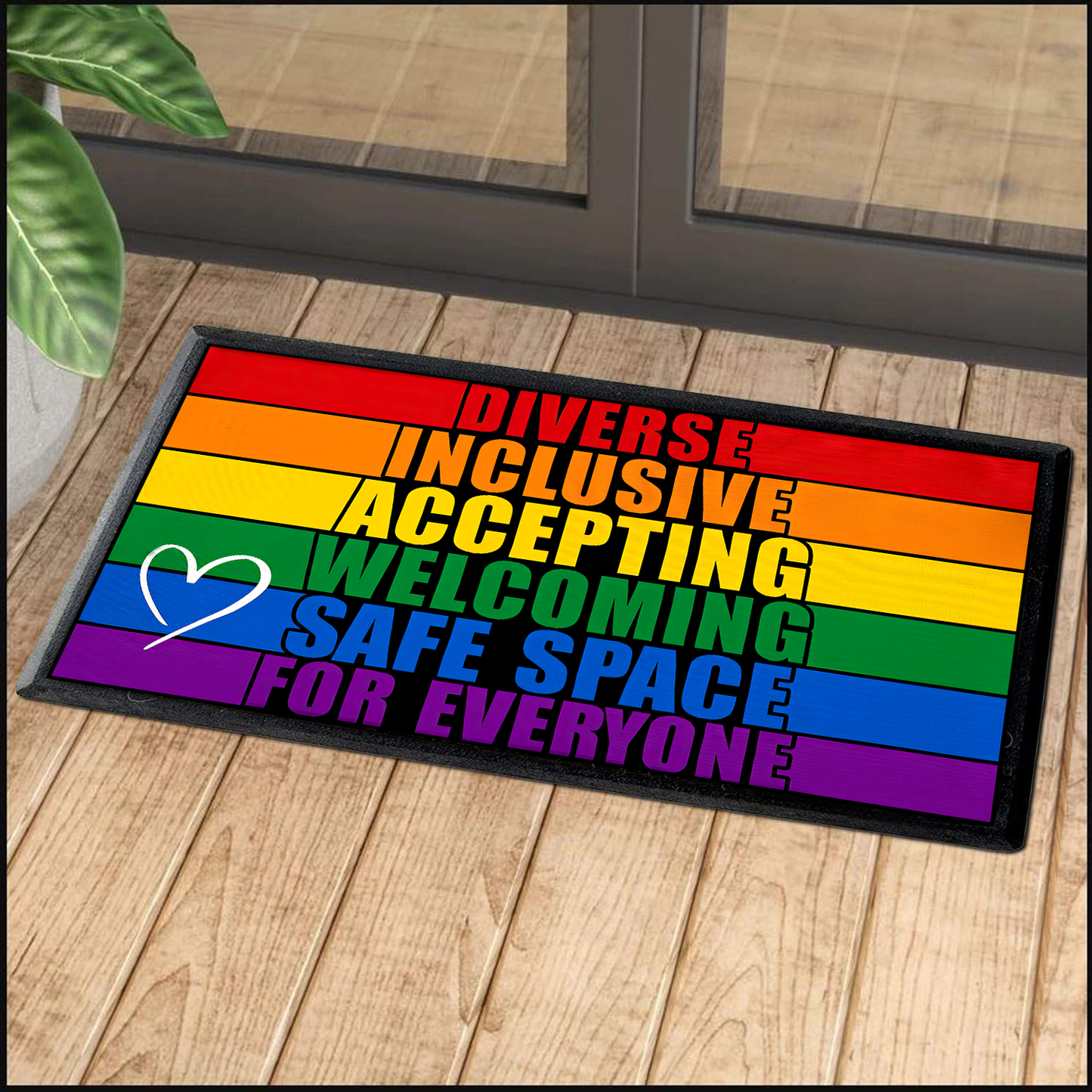Safe Space For Everyone Doormat Welcome Mat, Best Gift For Home Decoration