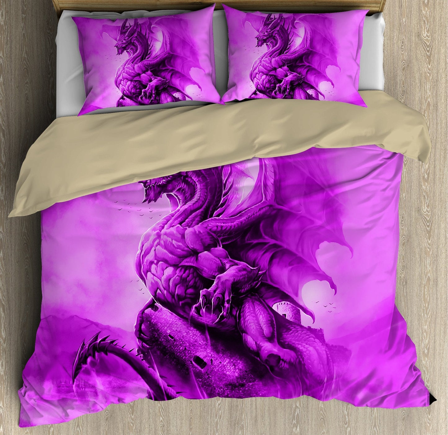 Purple Dragon Bedding Set DQB08132001
