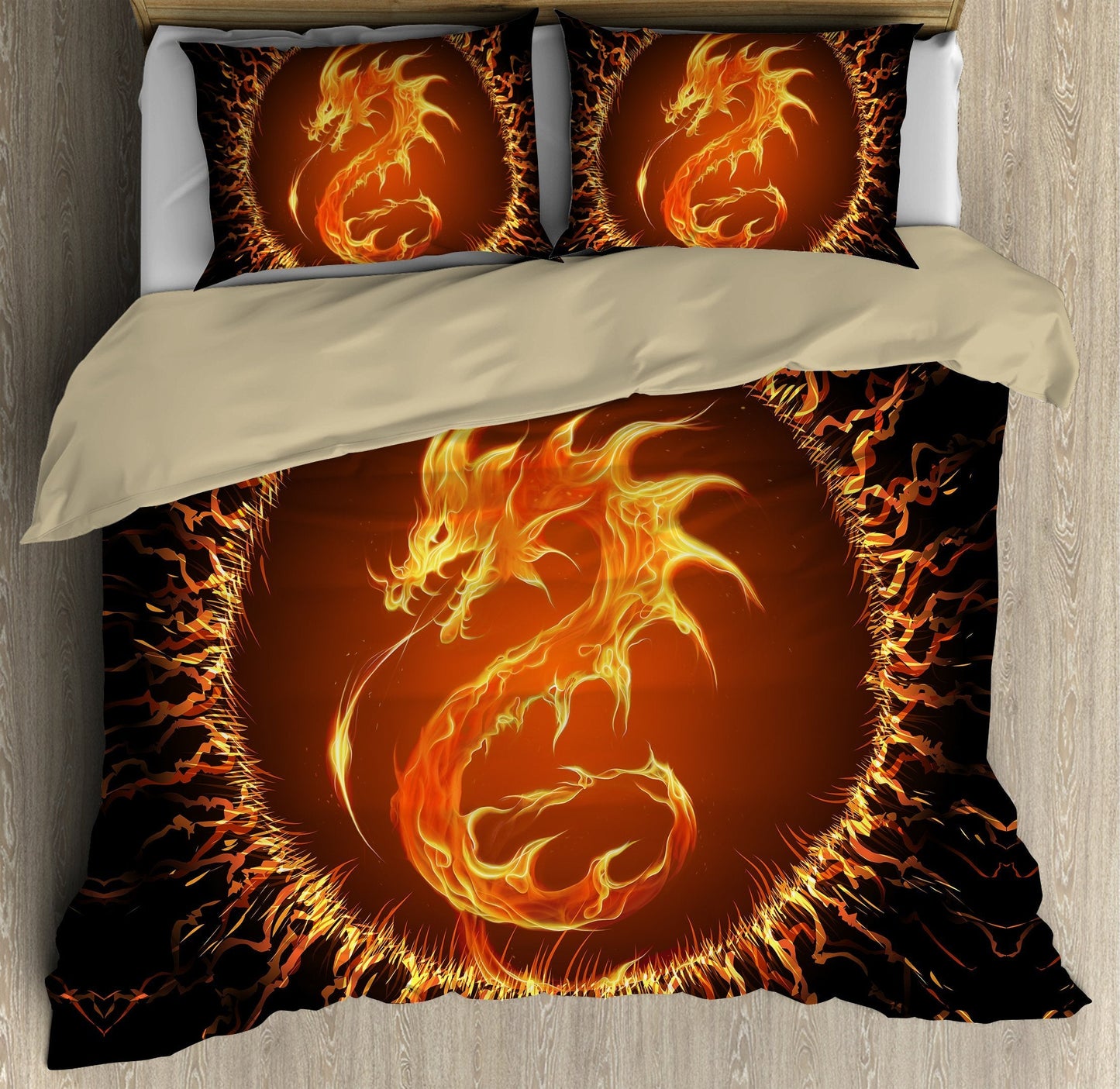 Fire Dragon Bedding Set DQB08192009