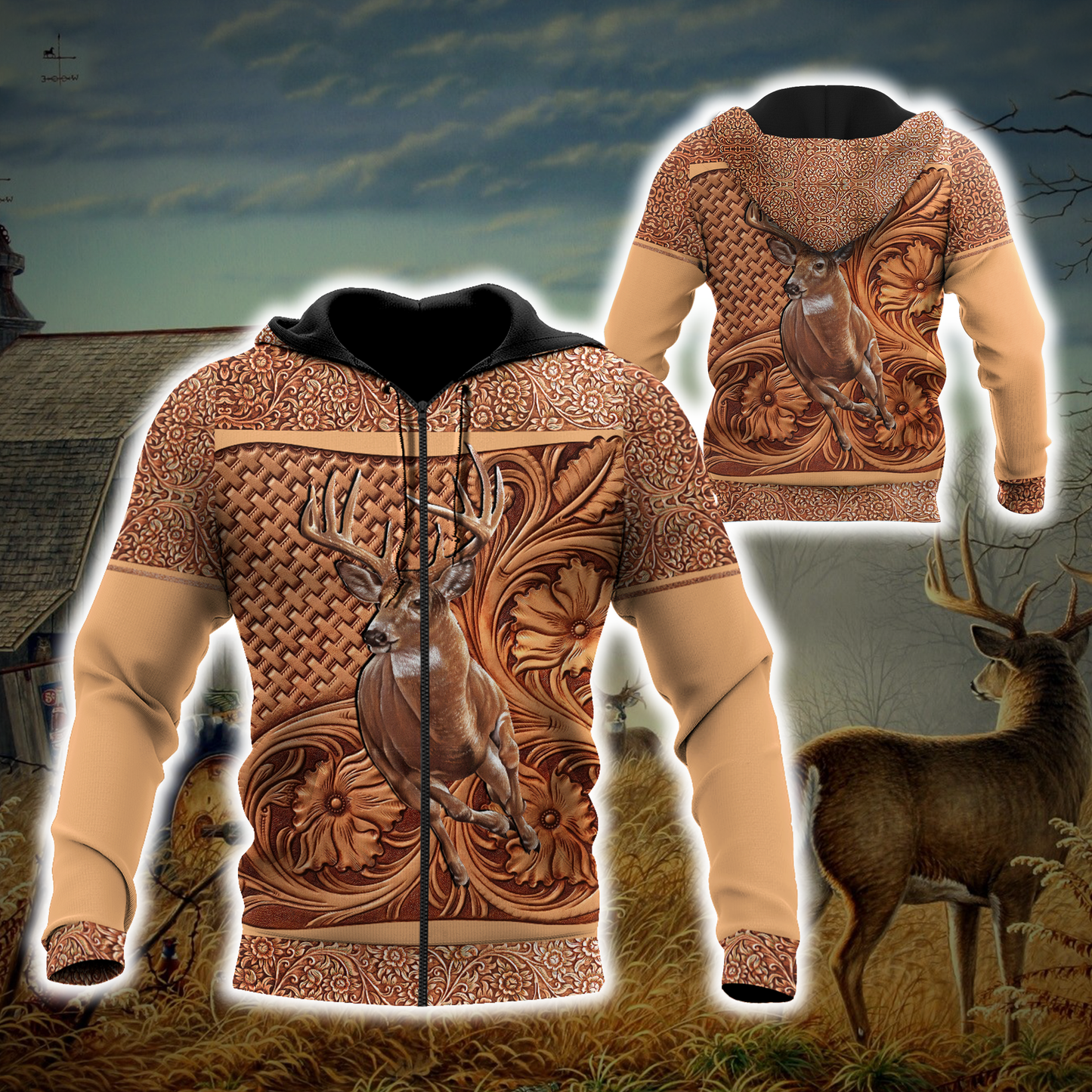 Deer Hunting 3D All Over Printed Shirts For Men LAM2005102