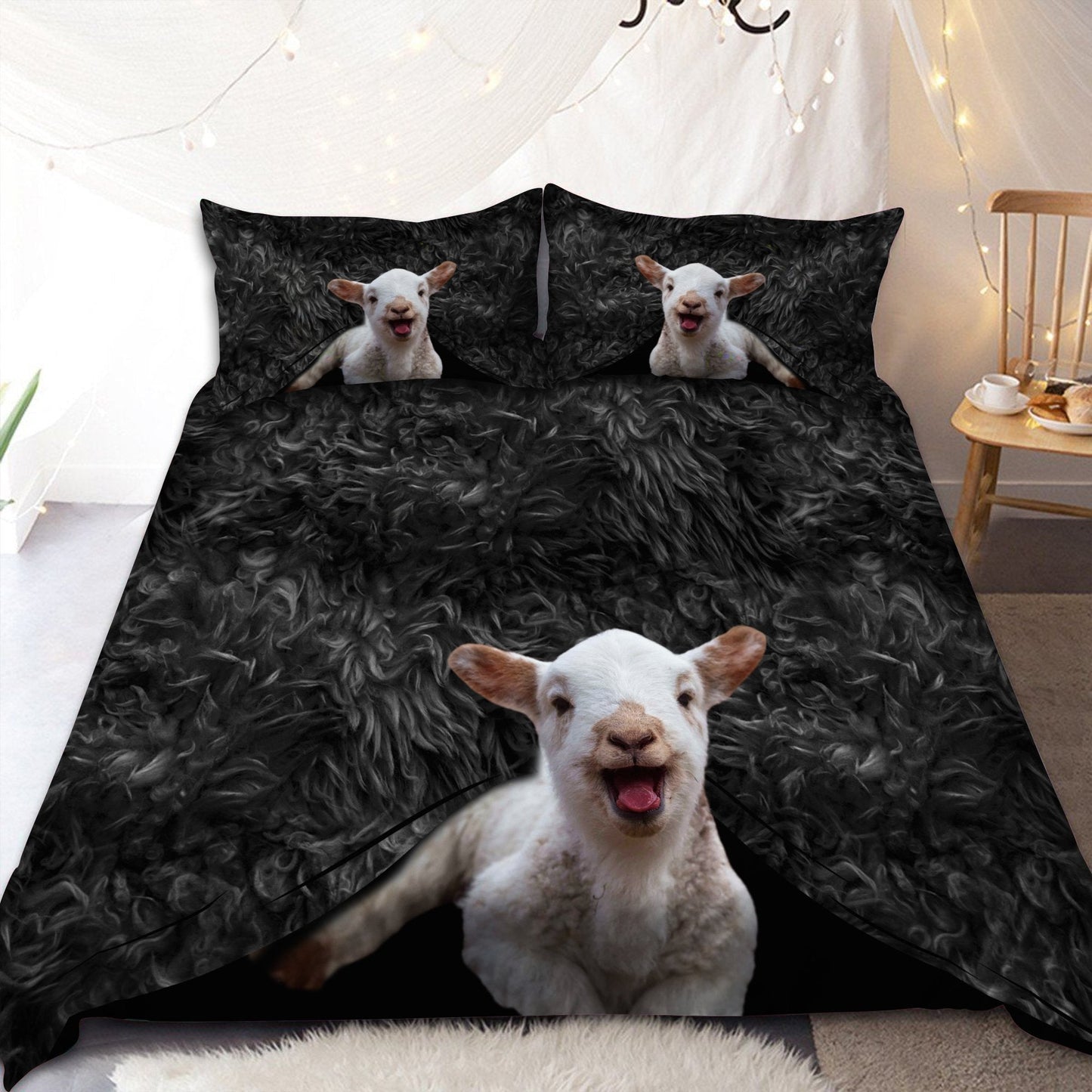 Lovely Black Sheep Bedding Set Pi112020CL-LAM