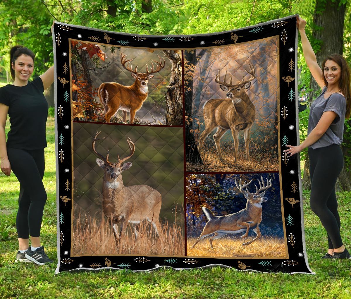 Deer Hunting 3D Quilt DD09042003-LAM
