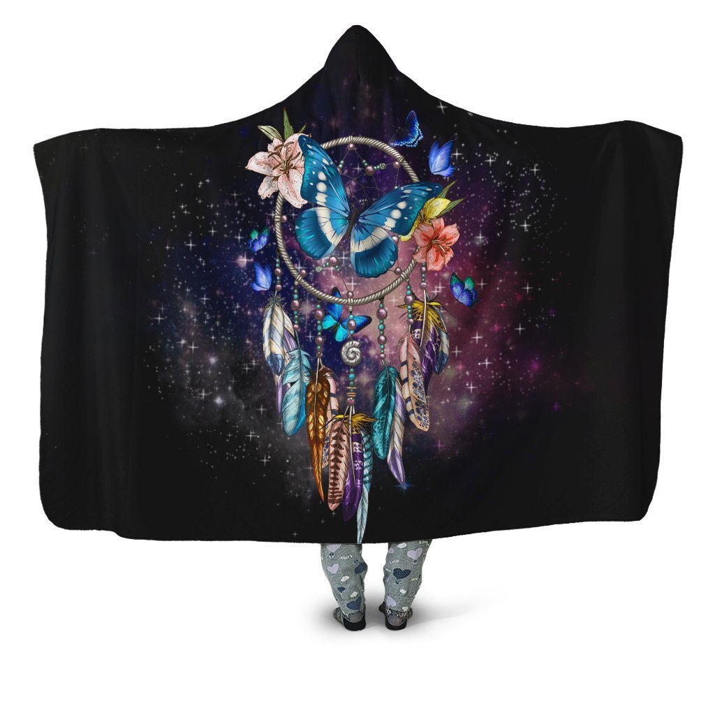 3D All Over Amazing Butterfly Hoodie Dress Blanket - Amaze Style™-Apparel