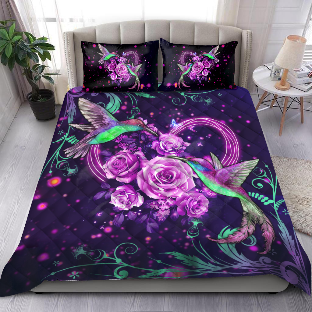 Hummingbird Quilt Bedding Set For The Lover By ML ML020601
