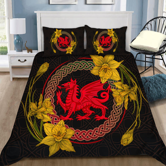 Welsh Dragon Bedding Set HAC040702-NM-Bedding Set-NM-US Twin-Vibe Cosy™