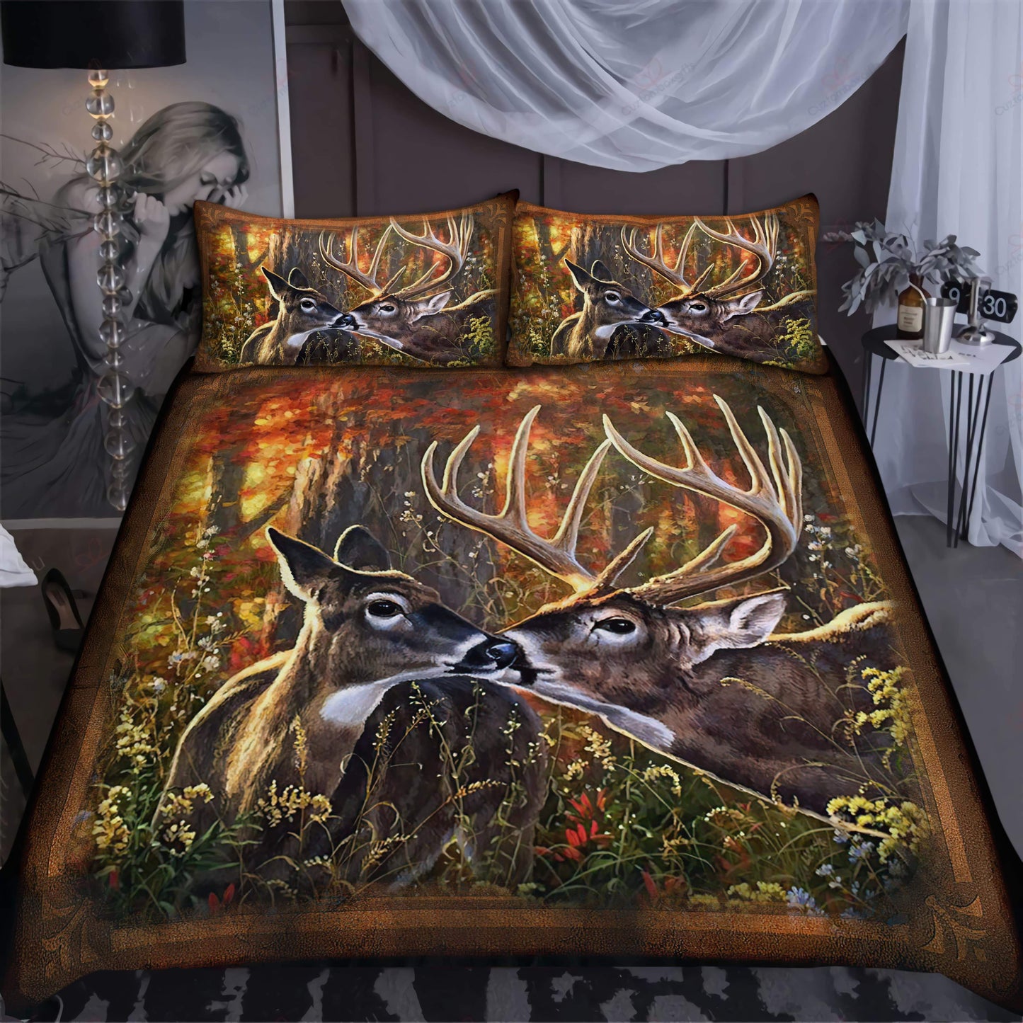 Couple Deer 3D Bedding Set AM082057-LAM