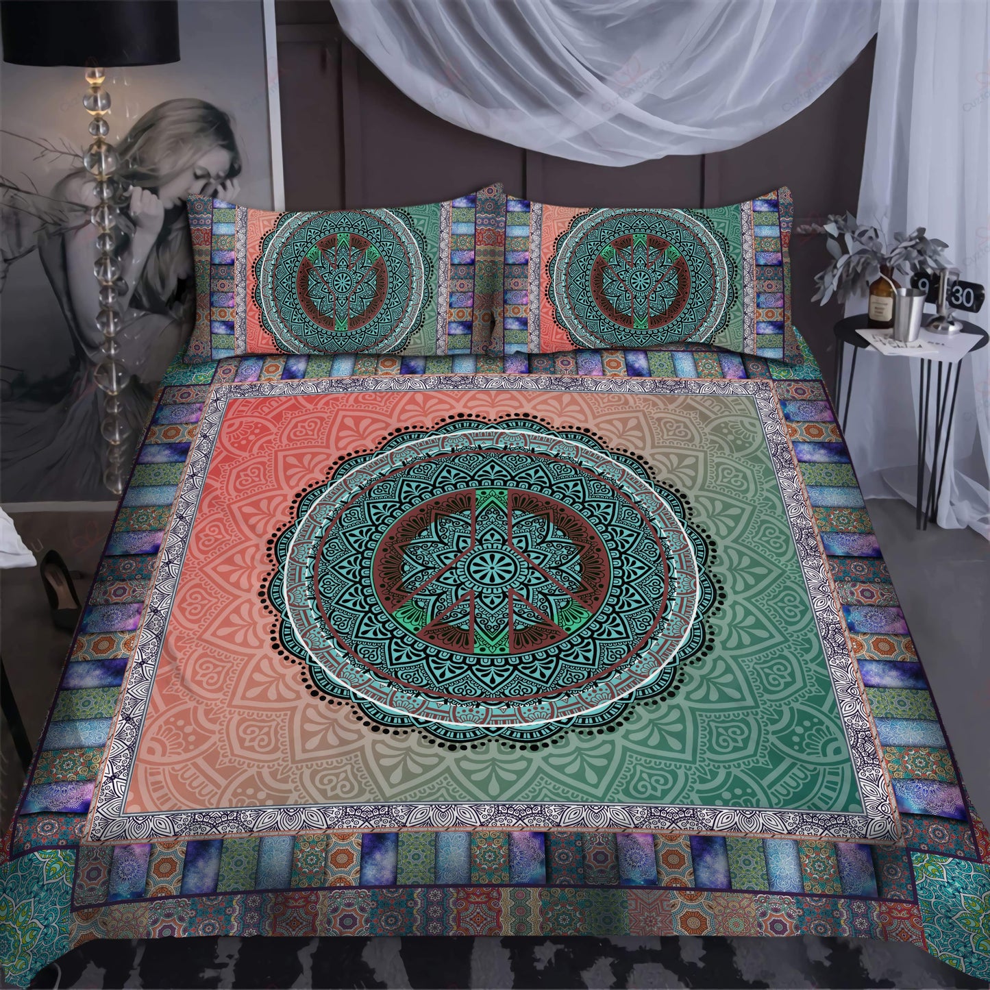 Hippie Mandala Bedding Set TN040802