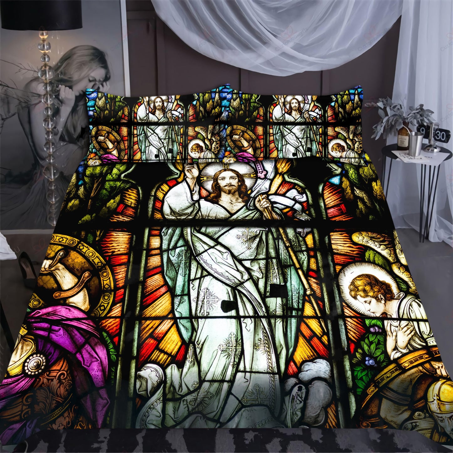 Christian Jesus Bedding Set HV