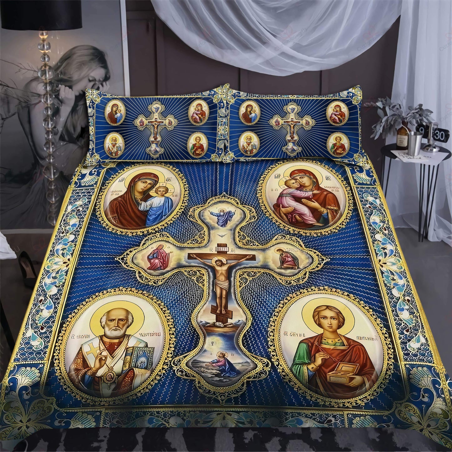 Christian Jesus Bedding Set HV