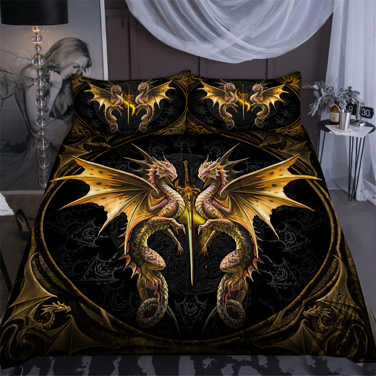 Gothic Dragon Bedding Set JJW24082002