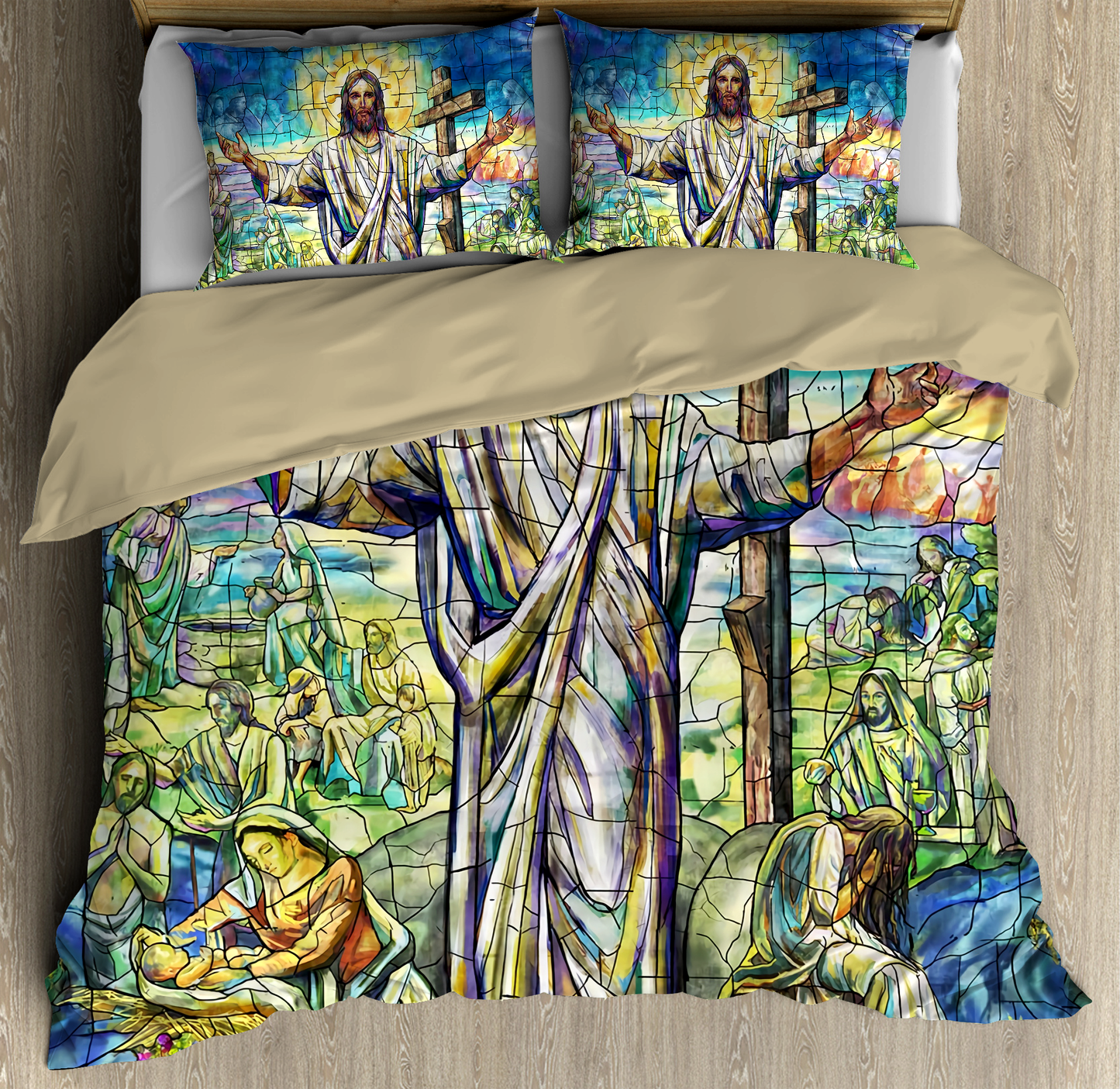Christian Jesus Bedding Set HV