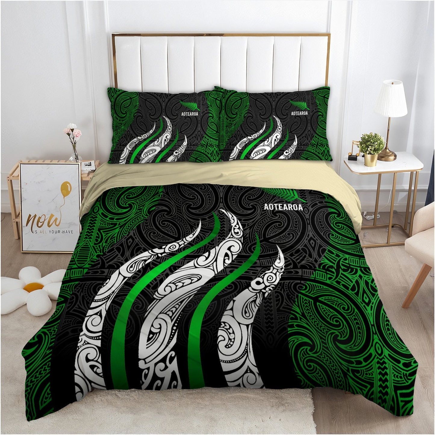 New Zealand – Aotearoa Koru Fire Style Bedding Set TR2807201