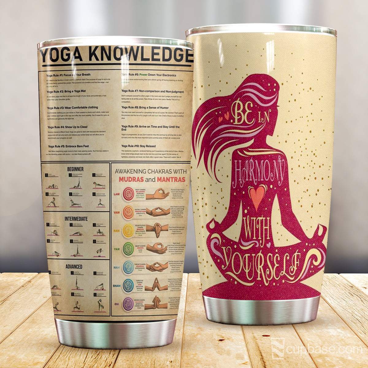 Yoga Knowledge Tumbler Cup Premium MPT9 - Amaze Styleโข-Tumbler