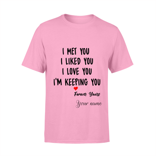 I Love You- Personalized Valentine Gift For Him/ Gift For Her XT