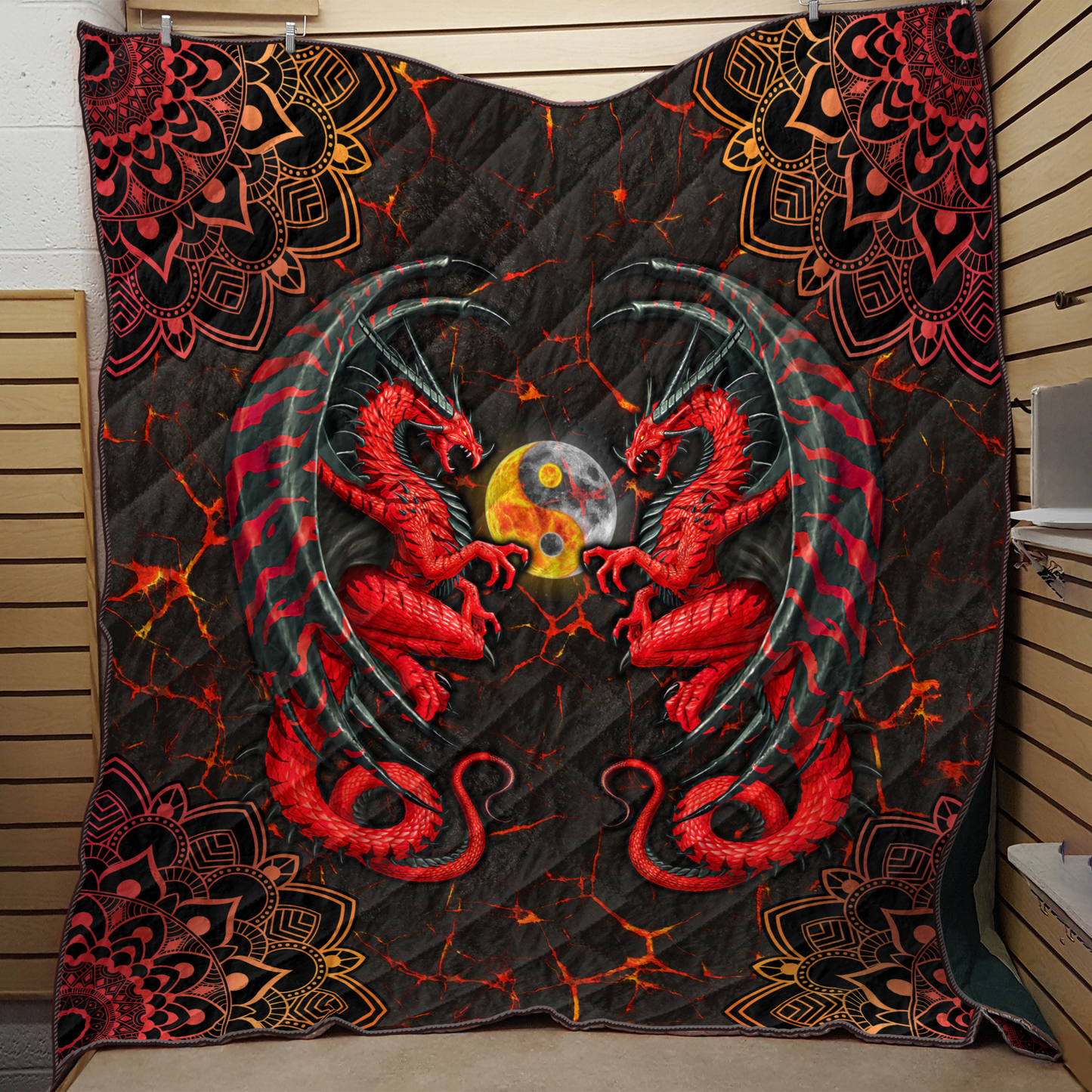 Dragons YinYang Quilt TA0820206