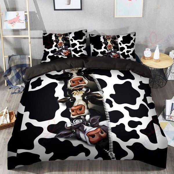 Cow Milk Bedding Set-HP