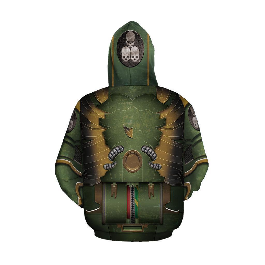 Iceland Vikings Tattoo All Over Hoodie Blue - Amaze Style™-Apparel