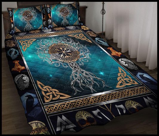 VIKING TREE OF LIFE - QUILT BEDDING SET