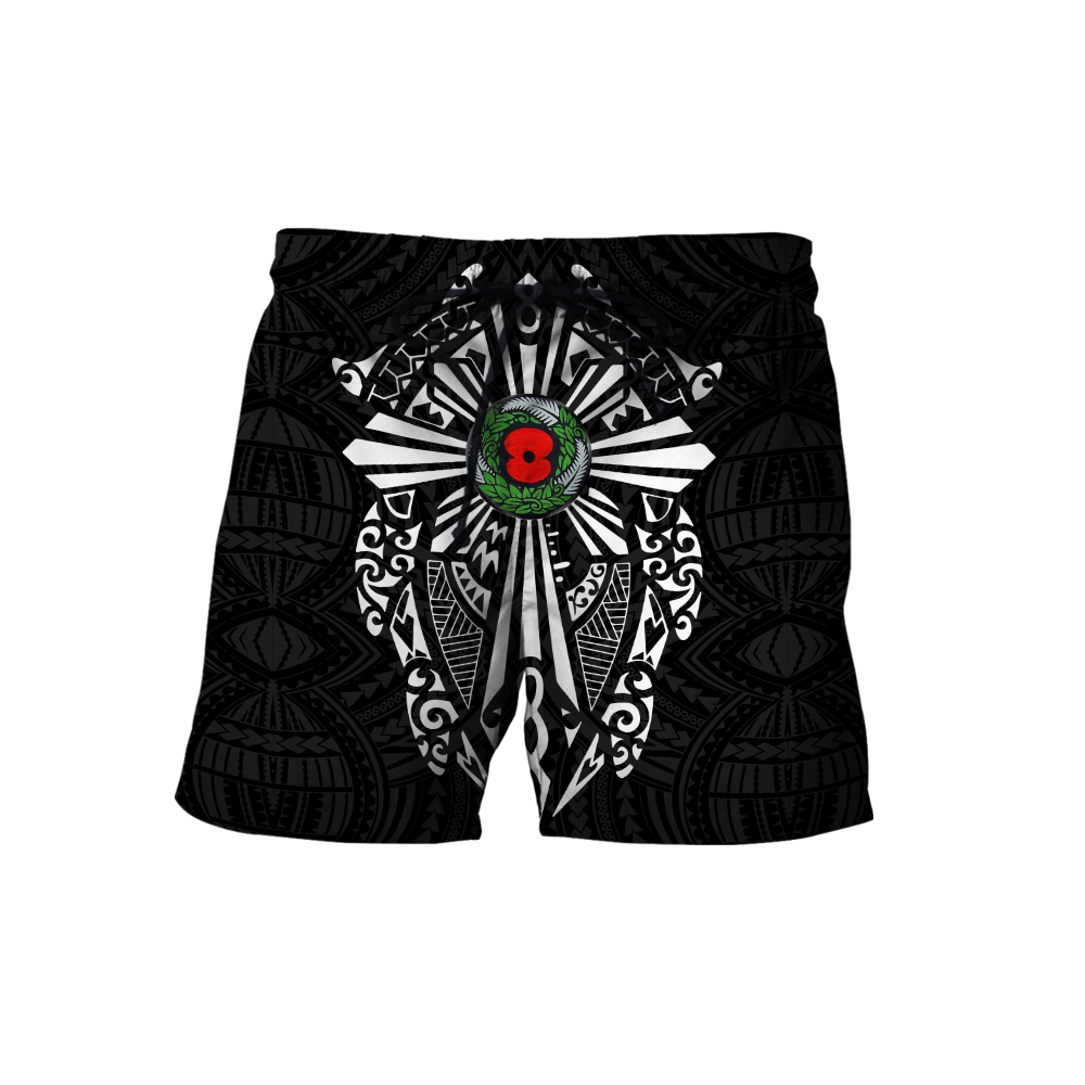 New zealand anzac, lest we forget maori cross tattoo 3d all over printed shirt and short for man and women MH3006201