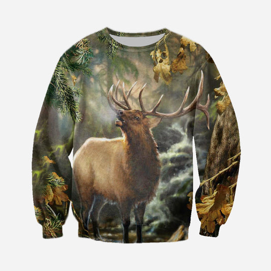 3D All Over Printed Deer Art Clothes-Apparel-6teenth World-Sweatshirt-S-Vibe Cosy™