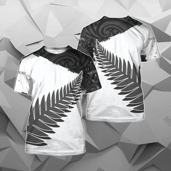 New Zealand Maori Fern Gray Edition Pullover Hoodie - Amaze Style™-Apparel