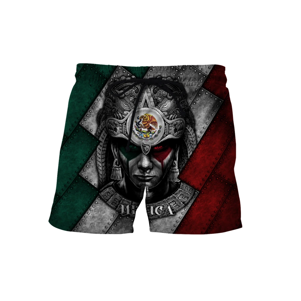 Mexico Combo T-shirt and Short 3D All Over Printed no8