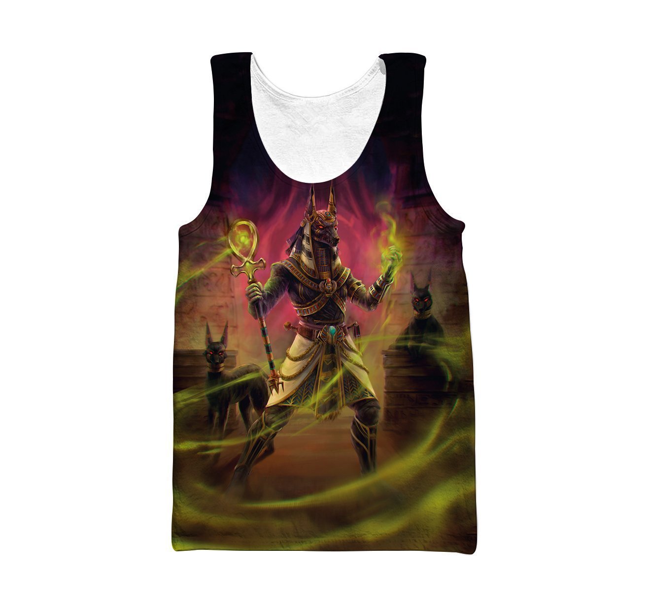 3D All Over The Egyptian gods Anubis Hoodie - Amaze Style™-Apparel