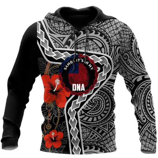 Amazing Polynesian Samoa Tattoo Hoodie-ML-Apparel-ML-Hoodie-S-Vibe Cosy™