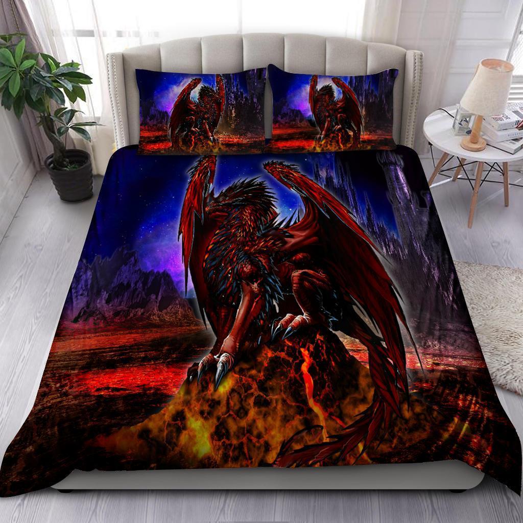 Dragon Power Gothic Art 3D Over Printed Bedding Set-ML