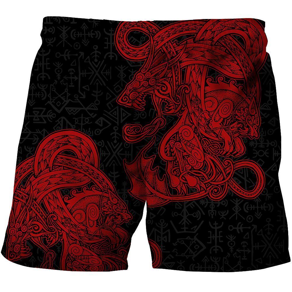 Jormungandr and Fenrir Vikings 3D Over Printed Hoodie for Men and Women-ML