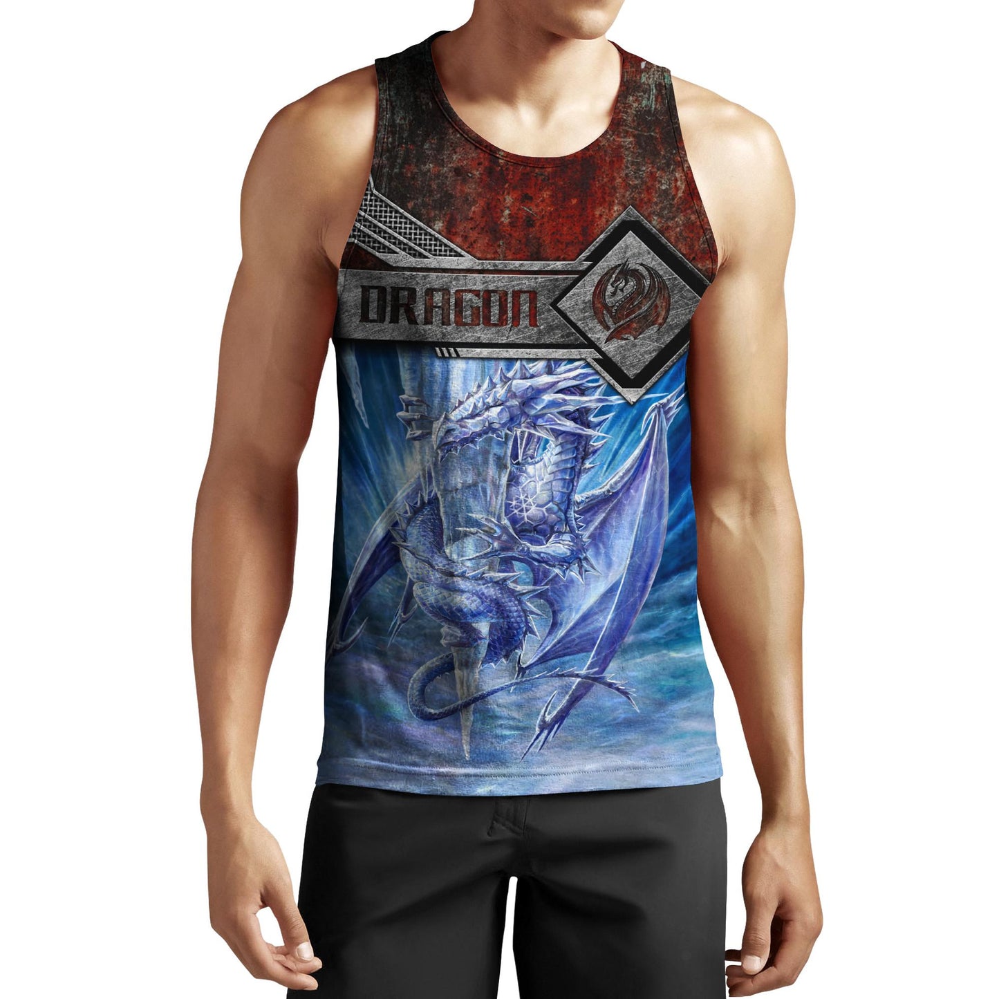Dragon Knight III Art 3D Over Printed Hoodie for Men and Women-ML