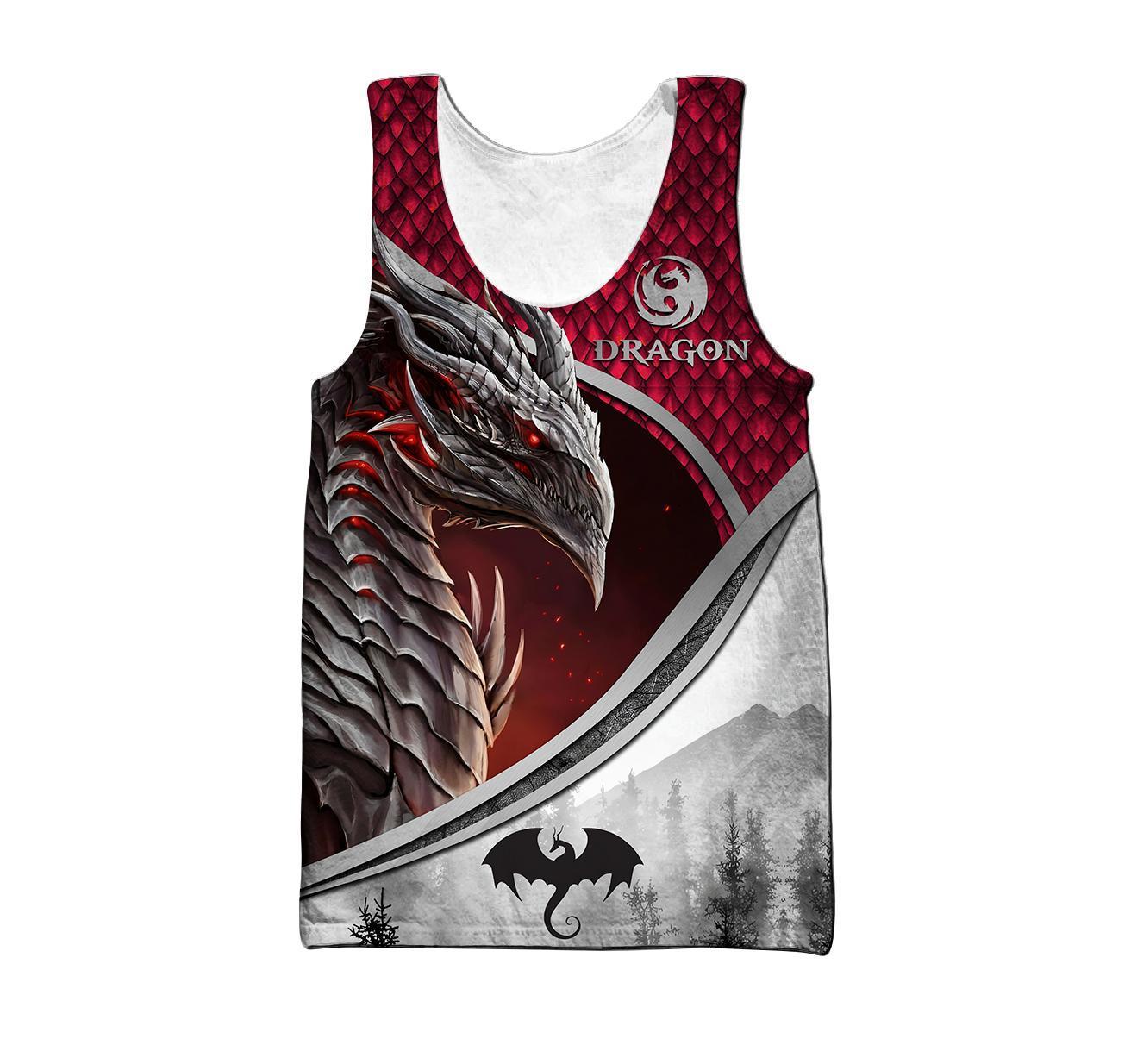 Love Dragon Art 3D Over Printed Hoodie for Men and Women-ML
