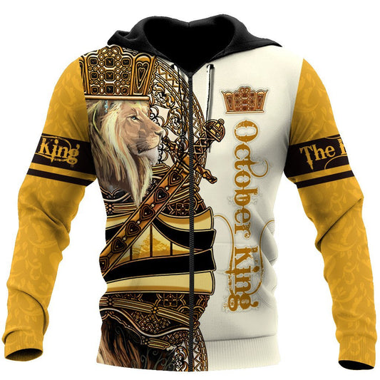 Yellow October King 3D All Over Printed Unisex Shirts