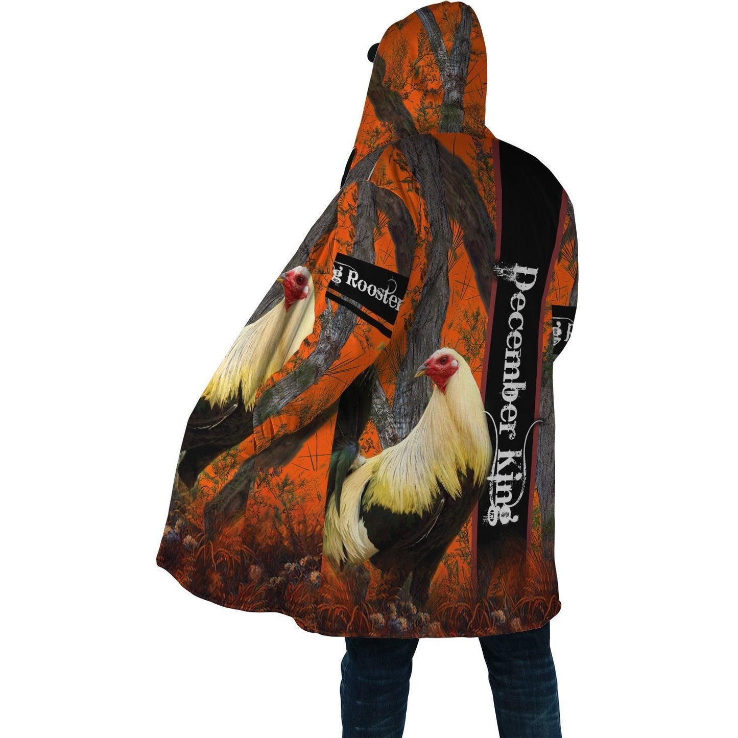 Premium December Rooster 3D Over Printed Unisex Shirts ML