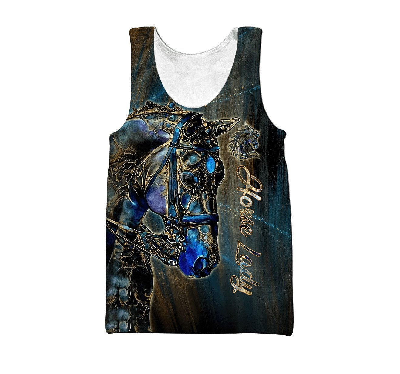 Premium American Quarter Horse Poseidon 3D All Over Printed Hoodie For Men And Women HHT04122002