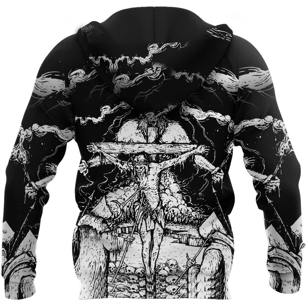 Skull Satanic Hoodie For Men And Women VP30122001