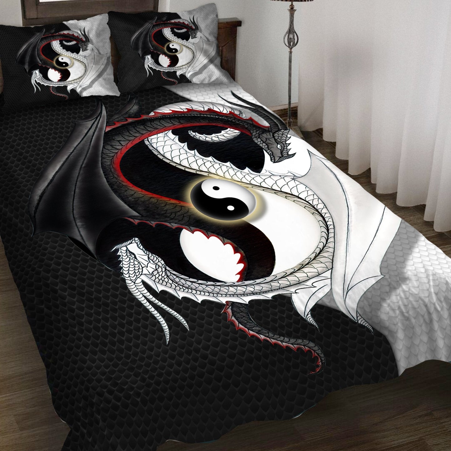 Gothic Art Dragon 3D All Over Printed Bedding Set Pi27022101