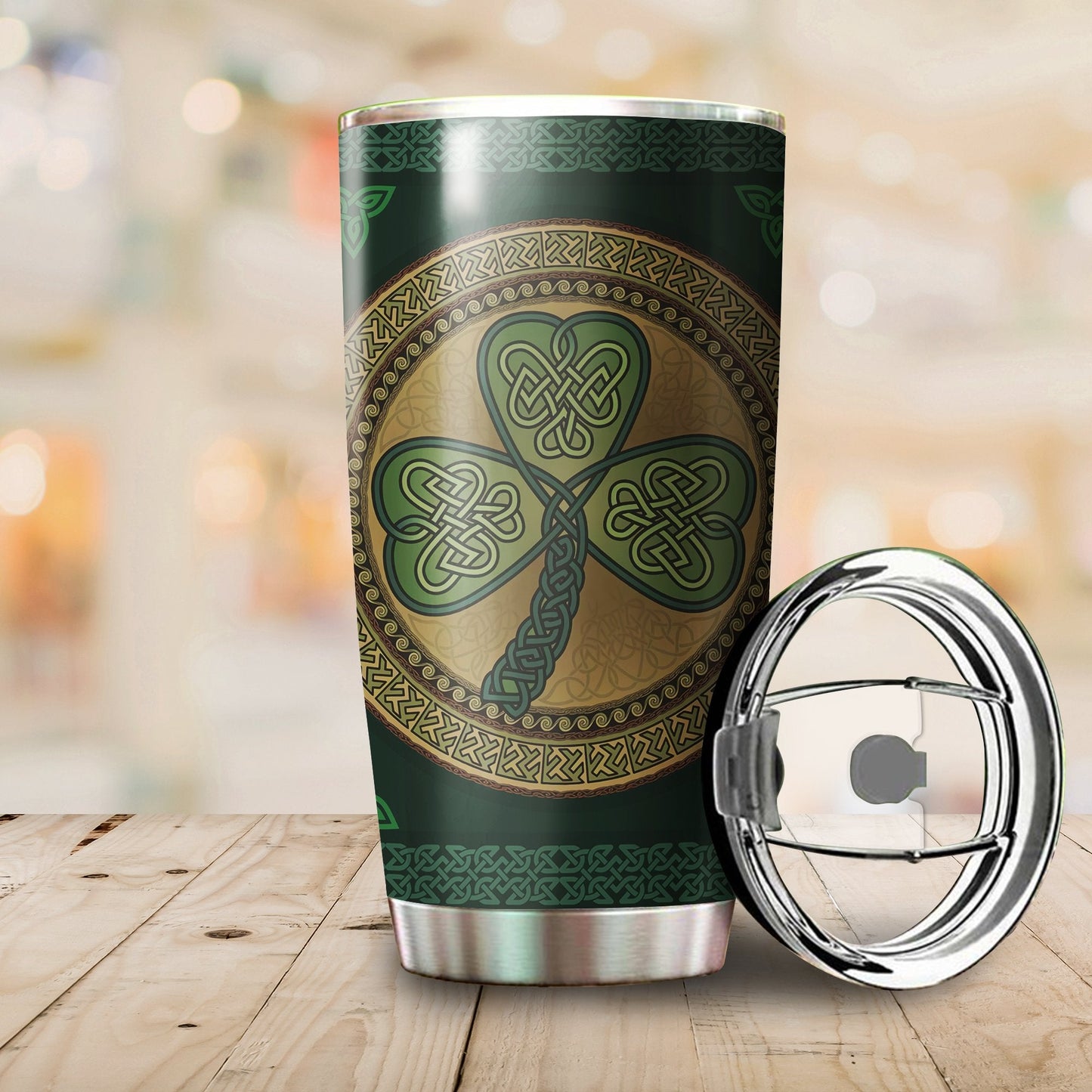 Irish Saint Patrick's Day Steel Tumbler
