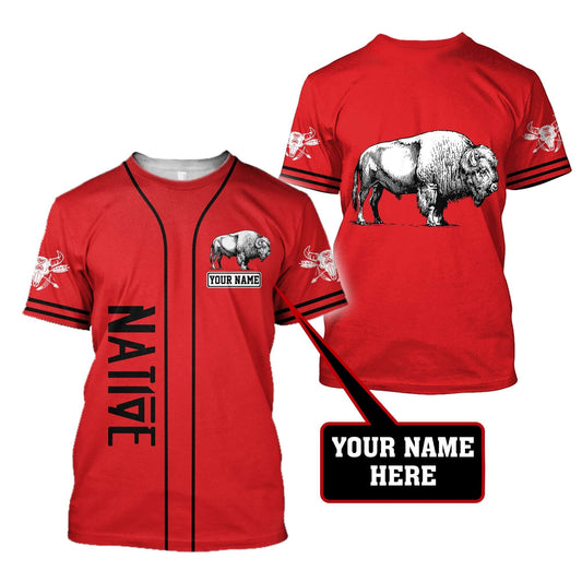 Custom Name Native 3D All Over Printed Unisex Shirts